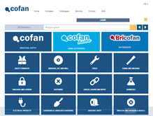 Tablet Screenshot of cofan.es